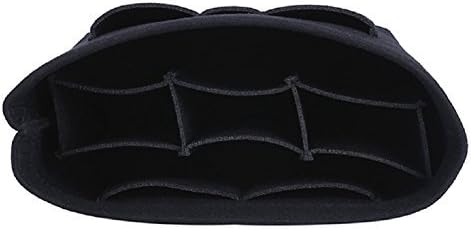 ZTUJO Purse Organizer Insert, Felt Bag Organizer For Handbag, 13 Colors, 6 Sizes (Small, Black)