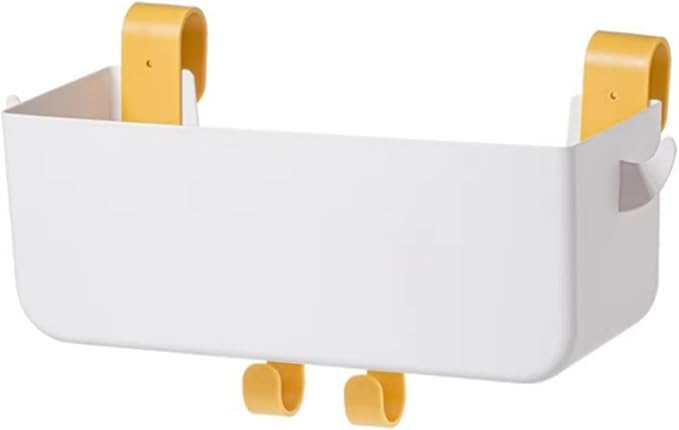 HYOATREA Bunk Bed Shelf, Kids Bunk Bed Caddy | Bedside Caddy for Dorm Bed Loft Bed Rail | Top Bunk Accessories (Yellow)