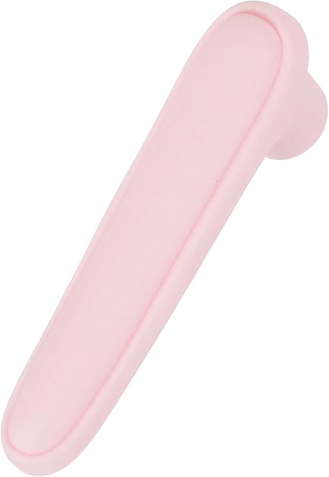 uxcell Door Handle Covers, Silicone Safety Doors Knob Handle Protector Covers Anti-Collision Soft Doors Pull Cover for Bedrooms Bathrooms Offices, Pink