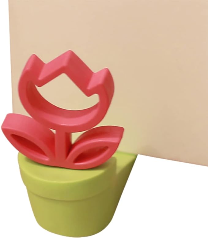 WAYUTO Cute Door Stopper Flower Decorative Silicone Door Stop Novelty Funny Door Stops Rubber Door Stop Wedge for Home Office Bedroom Doorstop Cute Gifts for Women Girls