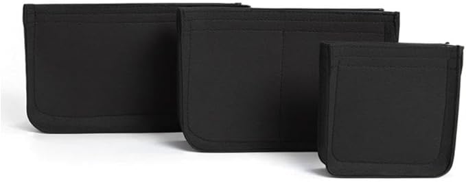 Purse Insert Organizer for Evelyne 29 Bags,Premium Purse Felt Insert (Black, For Evelyne 29)