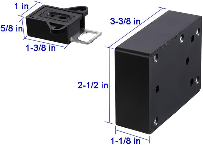 RFID Locks for Cabinets Hidden DIY Lock - Electronic Lock with USB Cable for Wooden Drawer Locker Cupboard Gun Box