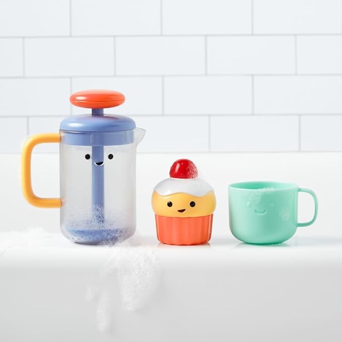 Skip Hop Baby Bath Toy Tub-to-Table Café Bubble & Foam Set Bathtub Sensory Development Toy Age 12m+