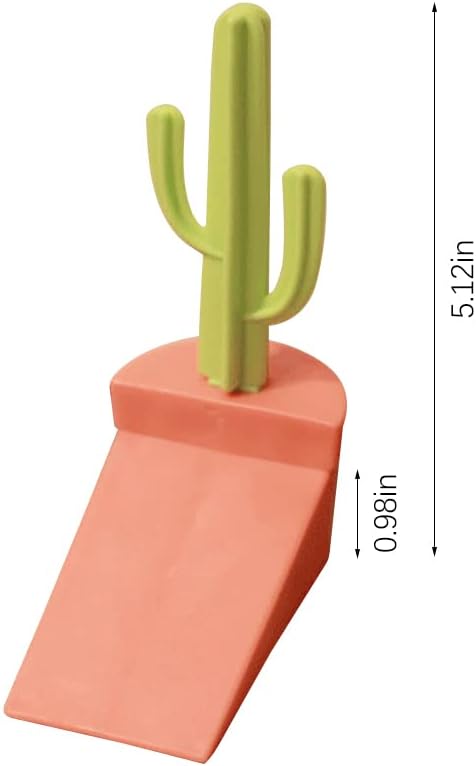 WAYUTO Cute Door Stopper Catus Decorative Silicone Door Stop Novelty Funny Door Stops Rubber Door Stop Wedge for Home Office Bedroom Doorstop Cute Gifts for Women Girls