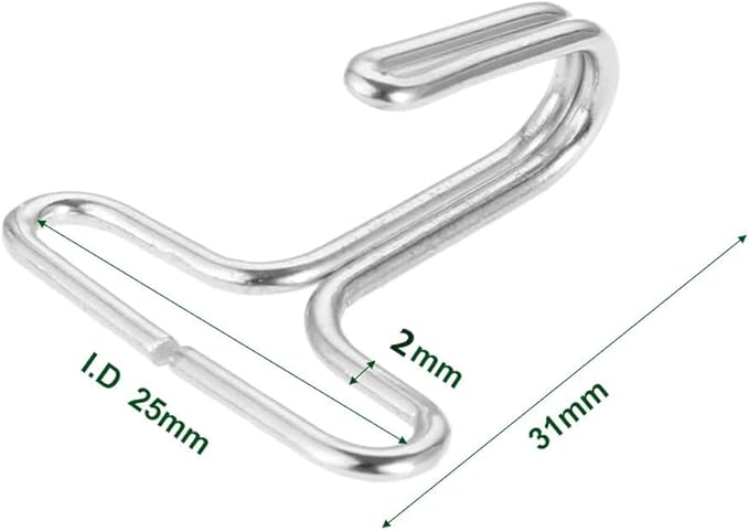 20 Pack Car Seat Covers Hooks Car Seat Protector Hook Metal Fixing Clips Elastic Strap Ends Fastener for Car Seat Cushion Mat Padding Dog Car Seat Cover Carseat Protector Driver Seat Pad