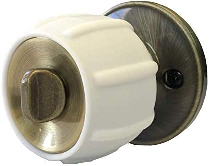 Enjoy Cover New Door Knob Cover Grips Non Slip Arthritis & Senior Living Aids Grippy Easy Open Decorative. Simple Functional Effective Solution- 4 Pack (White, Brandywine)