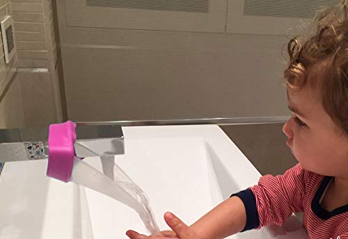 Aqueduck Faucet Extender. Connects to Sink Faucet to Make Washing Hands Fun and Teaches Your Baby or Child Good Habits and Promote Independence to Them