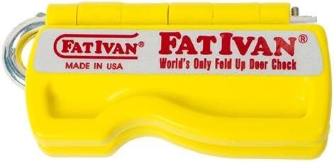The Original Fat Ivan Fold Up Doorstop Wedge with Magnet - for Moving Office Home or School - Great for Police, Admin, Firefighters and Any time You Need a Door to Stay Open