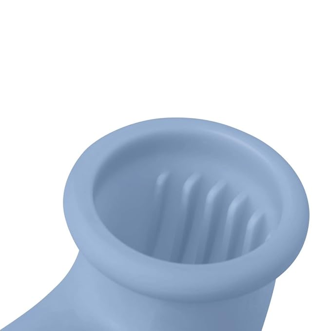 Ubbi Bath Spout Safety Guard, Soft Silicone Spout Cover for Baby Bath Time, Must Have Child Bathing Accessory, Large, Cloudy Blue