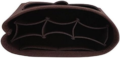 ZTUJO Purse Organizer Insert, Felt Bag Organizer For Handbag Purse Organizer,13 Colors, 6 Size (X-Large, coffee)