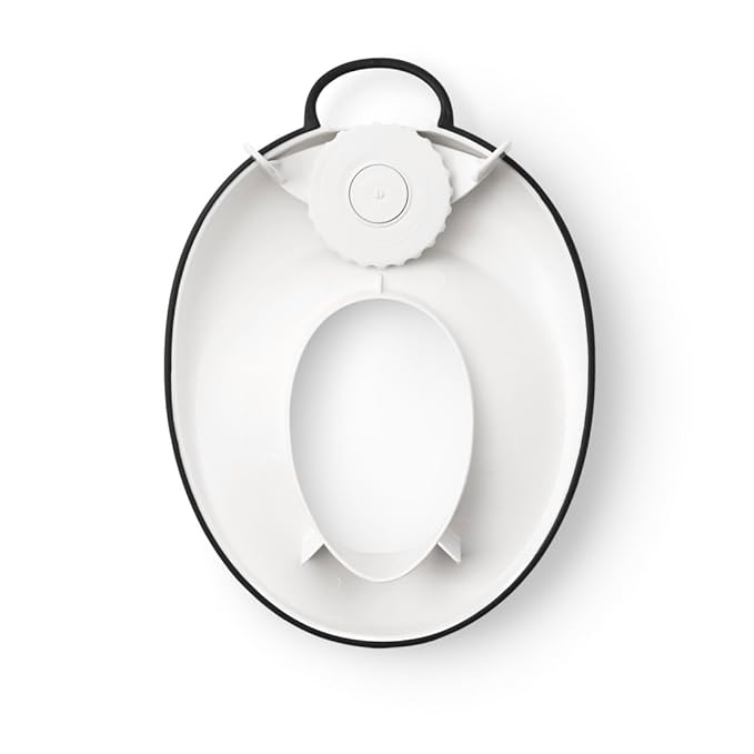 BabyBjörn Toilet Trainer - White/Black, 11.5x14x3.5 Inch (Pack of 1)