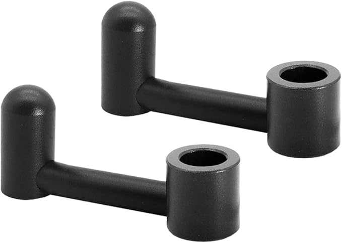 POBADY 2 Pack Car Seat Hooks Car Accessory Hook Headrest Seat Back Car Supplies Small Hook Car Seat Hidden Hooks for Bag Clothes Grocery(Black)