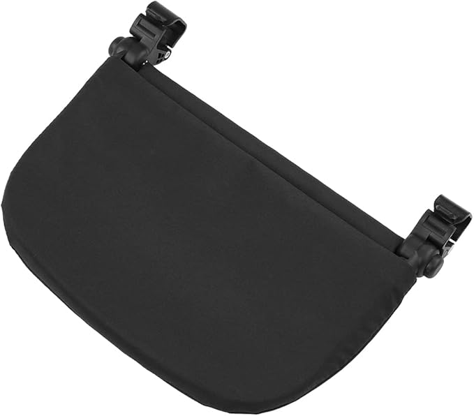 HEEPDD Baby Stroller Footrest, 12.6 x 8.3 in Stroller Extension Foot Pedal Infant Stroller Leg Rest for VOVO Pushchair(Black)
