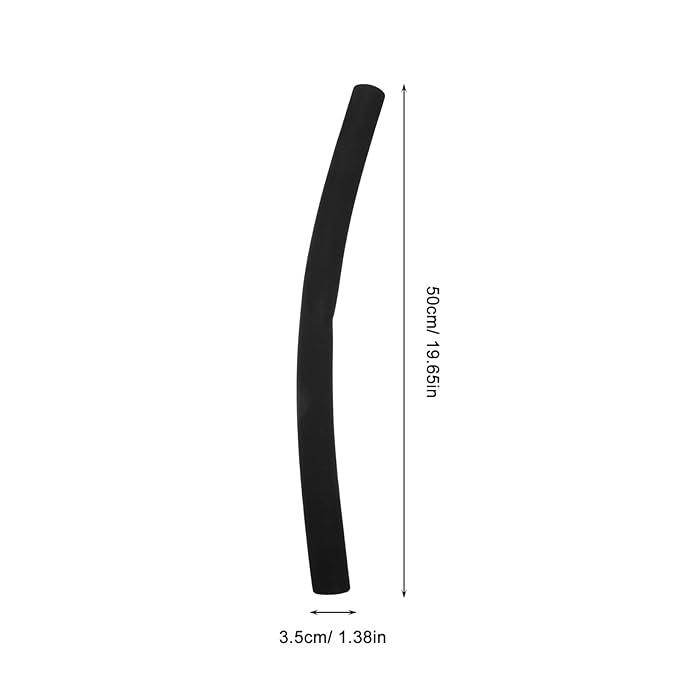 Stroller Handle Cover Replacement Foam Grip for Baby Pushchair Black Sponge Handlebar Protector Lightweight 19.7 Inch Sleeve for Infant and Toddler Strollers