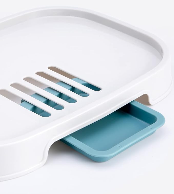 Baby Bottle Drying Rack Storage, Large Nursing Bottle Storage Box Organizer with Cover, Portable Kitchen Cabinet Organizer, Durable countertop Dryer