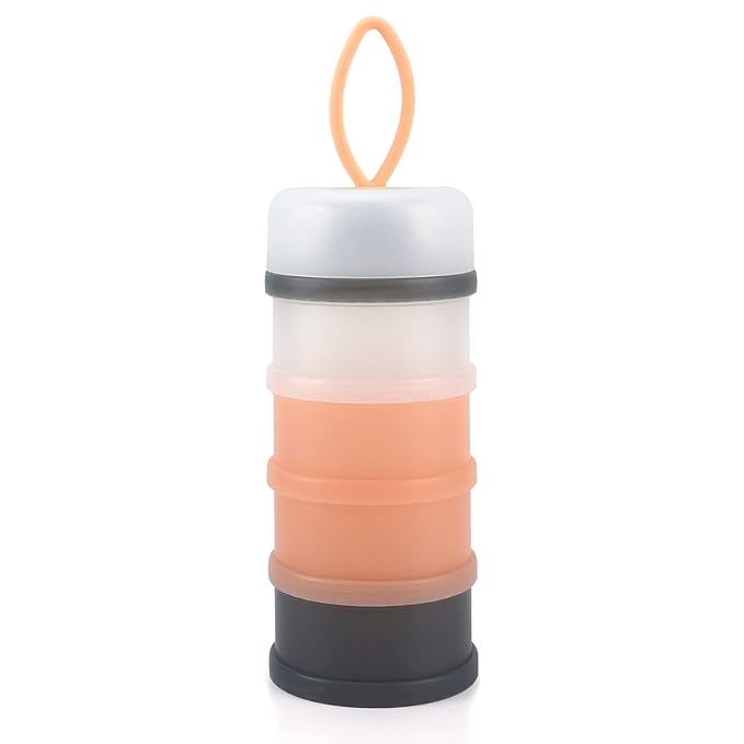 Accmor Baby Formula Dispenser On The Go, Stackable Formula Dispenser Formula Container to Go, Non-Spill Portable Milk Powder Kids Snack Storage Container, BPA Free