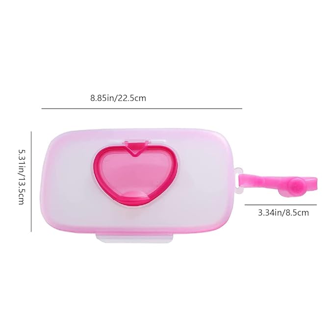 Wet Tissue Box Dirt Resistant Wet Wipe Container Durable Baby Wet Wipe Pouch Container for Travel Outdoor Car Office Home Accessories