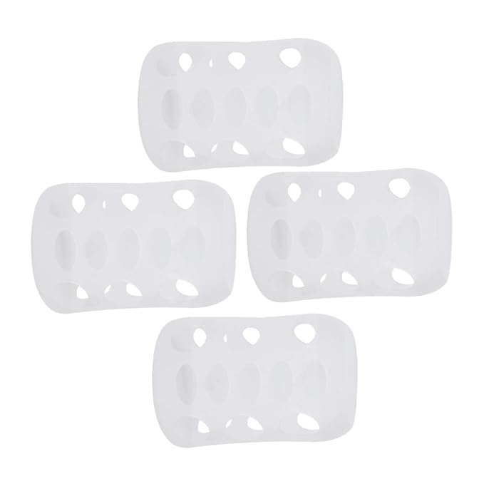 8 Pcs Milk Bottle Sleeves Pigeon Supplies Silicone Bottle Cover Feeding Glass Covers Glass Sleeves Nursery Feeding Baby White Anti-Fall
