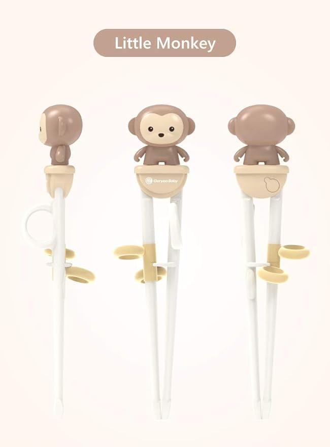 Goryeo Baby Training Chopsticks for Kids - Kids Chopsticks Use Completely Harmless Material - Anti-dislocation Buckle Design - Includes Portable Box
