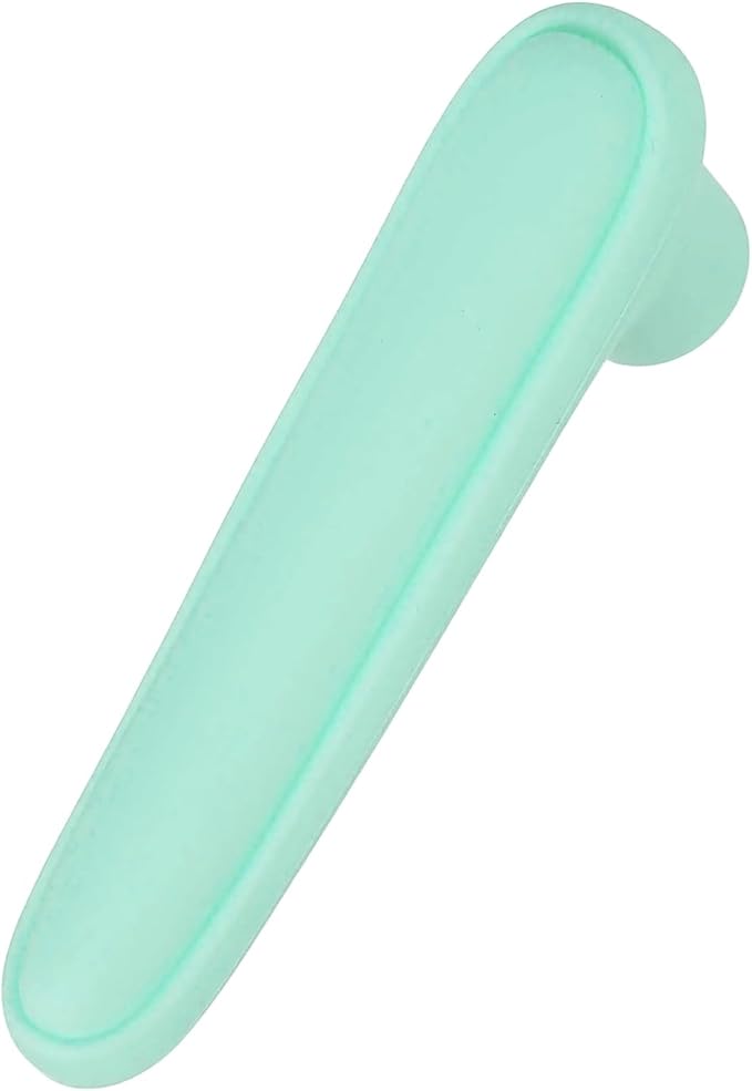 uxcell Door Handle Covers, Silicone Safety Doors Knob Handle Protector Covers Anti-Collision Soft Doors Pull Cover for Bedrooms Bathrooms Offices, Green