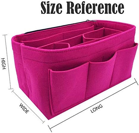 LEXSION Felt Purse Insert Bag Organizer Bag In Bag For Handbag Purse Organizer Fits Speedy Neverfull