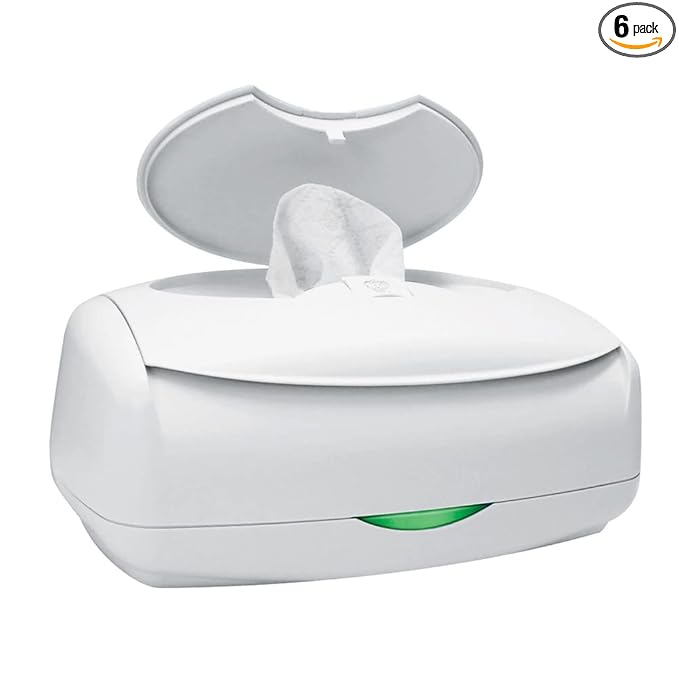 Prince Lionheart Ultimate Wipes Warmer with Integrated Nightlight Pop-Up Wipe Access.All Time Worldwide#1 Selling Wipes Warmer.It Comes with an everFRESH Pillow System That Prevent Dry Out(Pack of 6)