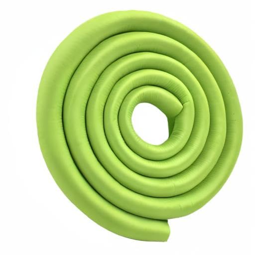 M2cbridge U Shape Extra Thick Furniture Table Edge Protectors Foam 6.5 Ft (Green)