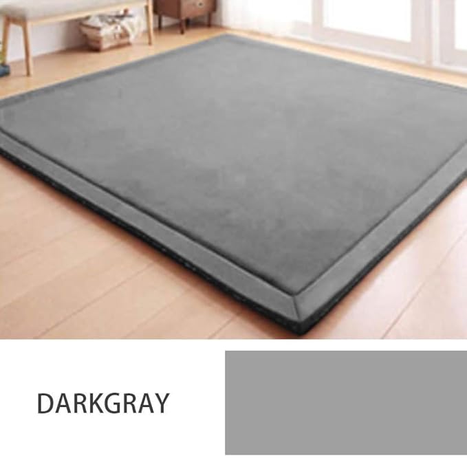 Ultra Soft Baby Play Mat for Floor, 59"×79" Playpen Mat, 1.3" Thick Memory Foam, Non-Slip Tummy Time Mat for Infants, Toddlers, and Kids – Water-Repellent Coral Velvet, Easy Care