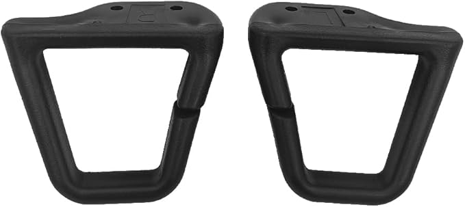 2Pcs Car Seat Belt Guide Clips, Black Seat Belt Shoulder Guides Compatible with Camaro Firebird 1993-2002, Replacement 16817202 16817203