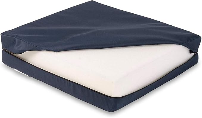 DMI Cushion for Office Chairs, Wheelchairs, FSA HSA Eligible, Scooters, Kitchen or Car Seats for Support and Height while Reducing Stress on Back, Tailbone or Sciatica.