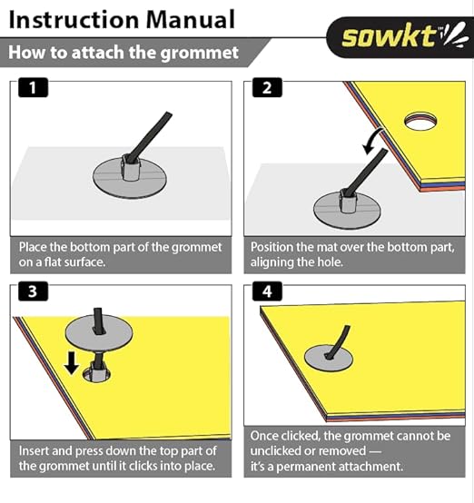 SOWKT Floating Mat Accessories (Grommet Kit)