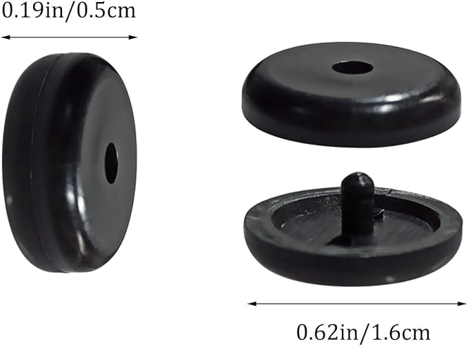 5 Sets Universal Fit Seatbelt Stopper Kit, Snap-on Seat Belt Button Stop, Black Seat Belt Buckle Button Prevent Plastic Seat Belt Button Buckle Clip Stop From Sliding Down The Belt