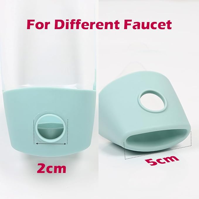 Elfzone Faucet Extender - 4 Pack Sink Xxtender, Faucet Extender for Toddlers Baby Children Hand Washing, Bathroom Kitchen Spout Extender for Faucet, Adjustable Faucets Extension
