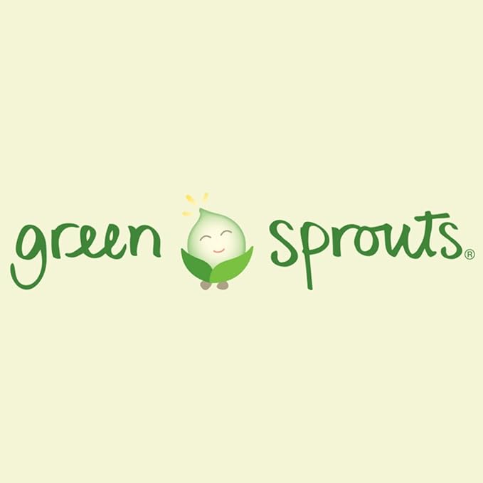 Green Sprouts Mini Platemat | Silicone Helps Avoid Harmful Chemicals | Contoured Design fits Most high Chairs, Helps Toddler Develop Independent Eating Skills, Heat-Resistant, Dishwasher Safe