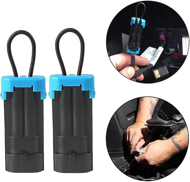2PCS for Polaris Ranger Seat Belt Bypass for UTV Seat Belt Bypass Harness Override Seat Bypass for Polaris RZR Ranger 570-1000 XP Bypass Connector Plug Accessories Black