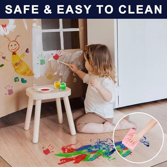 Office Chair Mat for Hard Floors - 47''×47'',Heavy Duty Clear Wood/Tile Floor Protector PVC Transparent