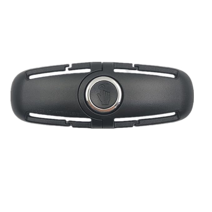 Seat Chest Harness Clip Car Seat Safety Belt Clip Buckle Lock Stroller Chest Clip Universal Replacement for Kids Trend Adjustable Guard (Black-N)