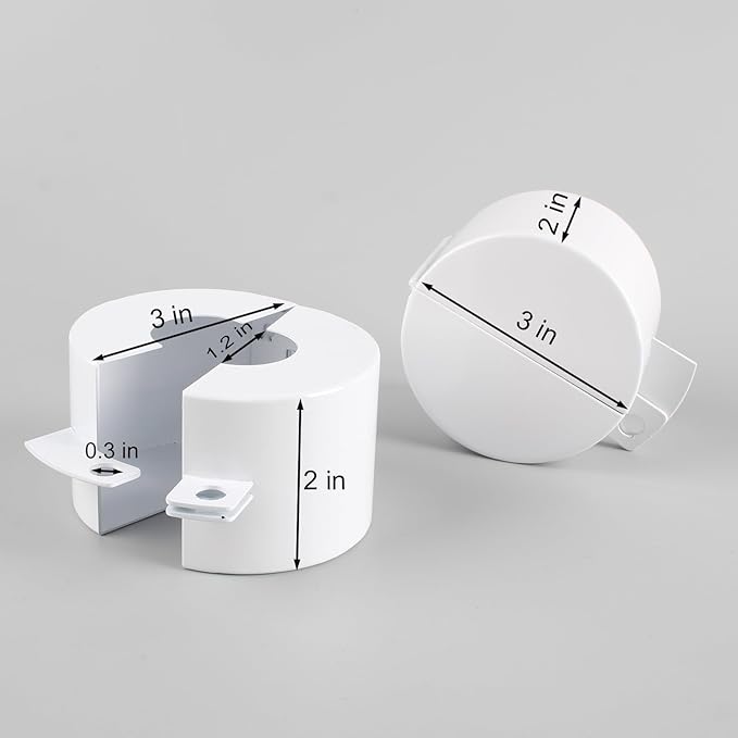 Door Knob Lockout Device Child Safety Doorknob Locking Cover Door Handle Lock,Prevents Access to Keyholes, Turing and Operating Door Knob,White