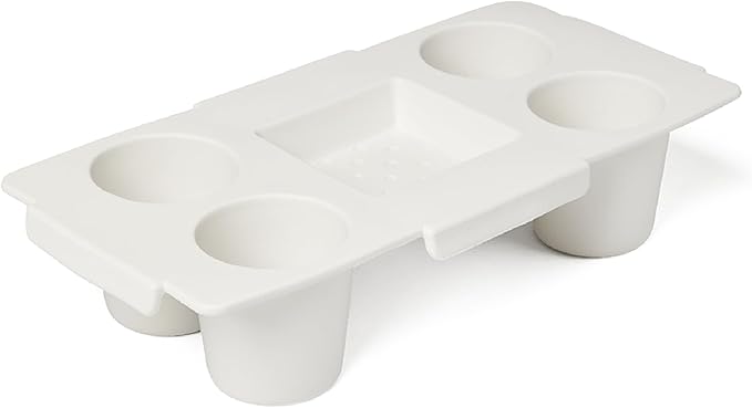 BOGG BAG Top o' the Bogg to Ya – Removable Tray Topper for Large Tote – Durable, Washable Snack or Drink Station – Beach, Pool, Boat, Sports (for Shore White)