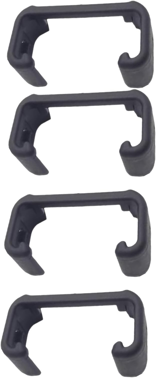 Pack of 4 Strong Seat Rails Caps General Fit Seat Glides Clips Seat Track Covers set for Automotives Use