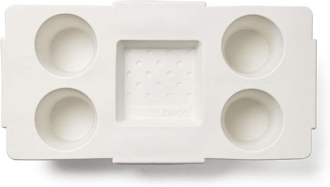 BOGG BAG Top o' the Bogg to Ya – Removable Tray Topper for Large Tote – Durable, Washable Snack or Drink Station – Beach, Pool, Boat, Sports (for Shore White)