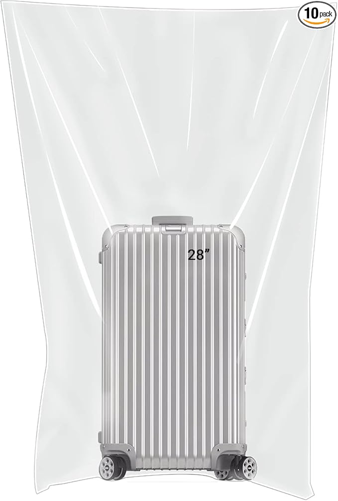 Belinlen 10 Count 40x60 inches large Clear Plastic Bag Giant Storage Bags Furniture Cover Plastic Bag for Moving Protection and Long Term Storage, Large Items Dustproof, Moistureproof (2 Mil)