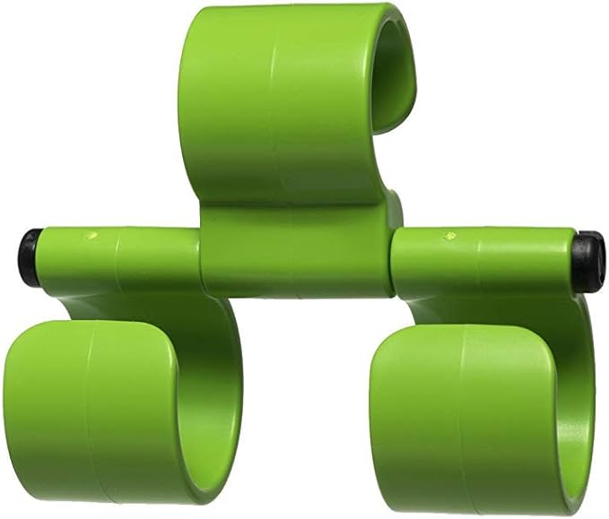 Green - Strong, Durable, and Lightweight Innovative Multi-Use Hook for Diaper Bags, Backpacks, Purses, Grocery Bags; Use on Baby Strollers, Shopping Carts, Walkers, Chairs