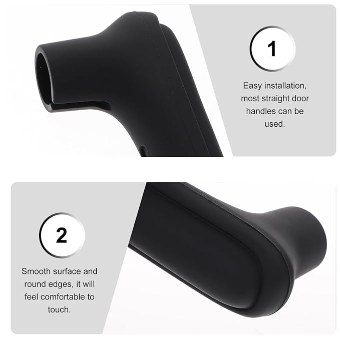 2pcs Door Handle Cover Silicone Door Handle Grip Door Knob Protector Door Handle Safety Cover Doorknobs Child Door Knob Door Knob Cover Gloves Baby -Collision