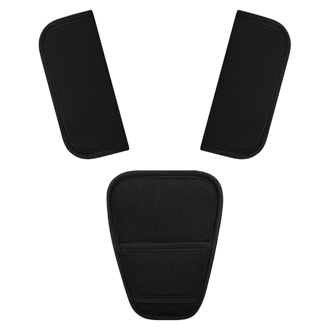 Accmor Car Seat Straps Shoulder Pads Suit, Stroller Belt Covers for Baby Kids,Car Seat Strap Covers for Car Seats, Pushchair, Stroller Belts