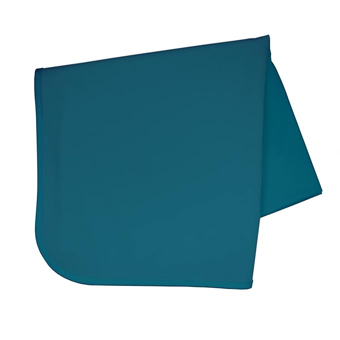 BapronBaby Minimalist Teal Splash Mat - Waterproof Catch-All for Under High Chairs, Floors, Tables, Playtime or Arts & Crafts - Machine Washable - 45" x 45”