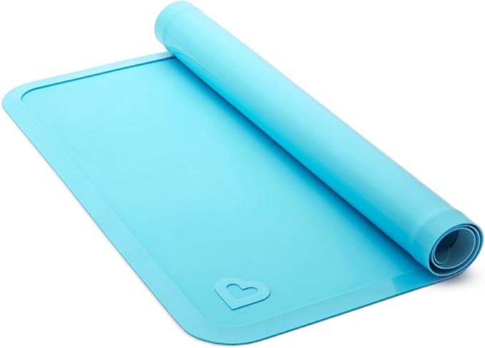 Munchkin® Spotless™ Silicone Placemats for Kids, 2 Pack, Blue/Green