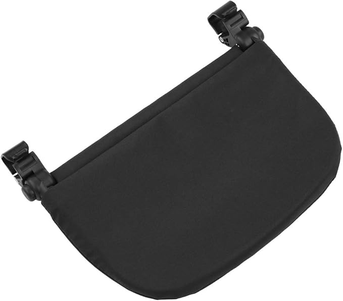 HEEPDD Baby Stroller Footrest, 12.6 x 8.3 in Stroller Extension Foot Pedal Infant Stroller Leg Rest for VOVO Pushchair(Black)
