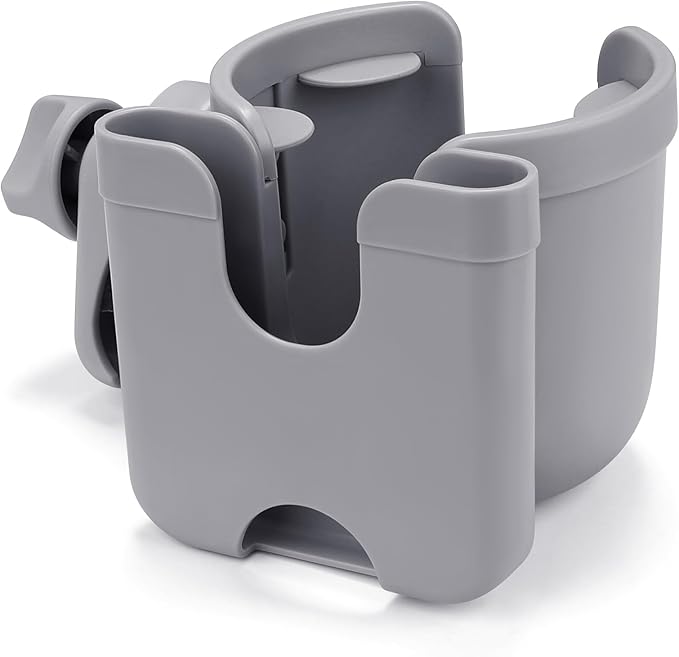 Accmor Stroller Cup Holder with Phone Holder, Bike Cup Holder, Universal Cup Holder for Uppababy Nuna Doona Strollers, 2-in-3 Cup Phone Holder for Stroller Bike Accessory