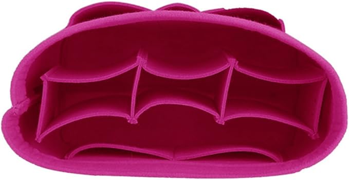 ZTUJO Purse Organizer Insert, Felt Bag Organizer For Handbag Purse Organizer,13 Colors, 6 Size (Small, Rose)
